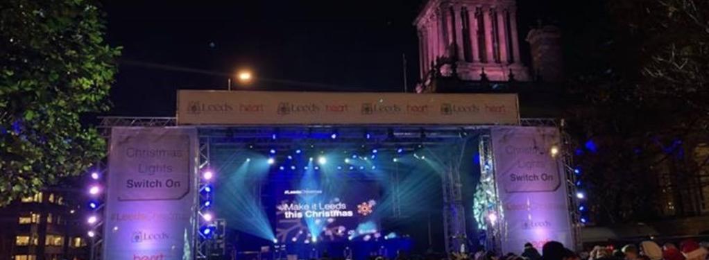 Photograph from Christmas Lights Switch On Leeds - lighting design by Jason Salvin