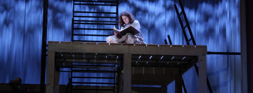 Photograph from Jane Eyre - lighting design by Aideen Malone