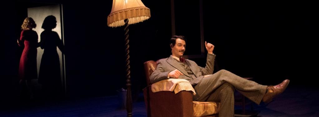 Photograph from The 39 Steps - lighting design by James McFetridge