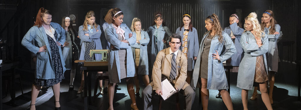 Photograph from Made In Dagenham - lighting design by JacobGowler