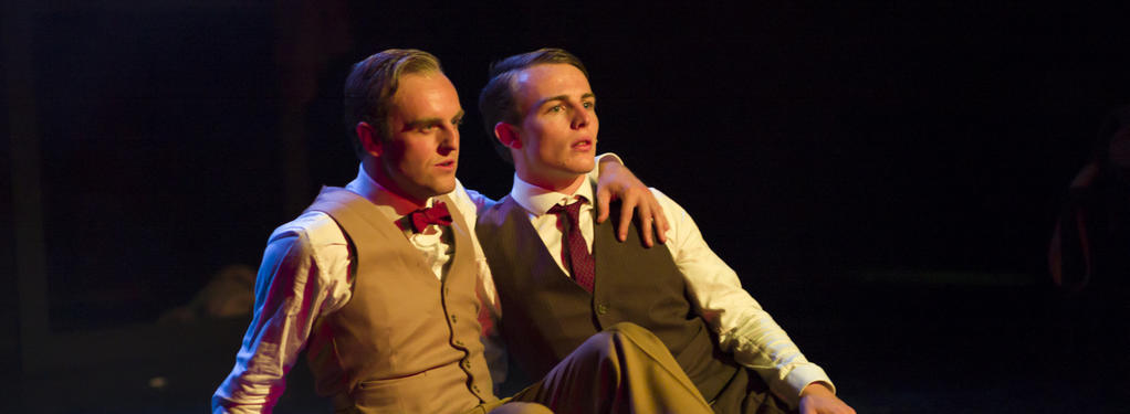 Photograph from Thrill Me: The Leopold and Loeb Story - lighting design by Richard Williamson