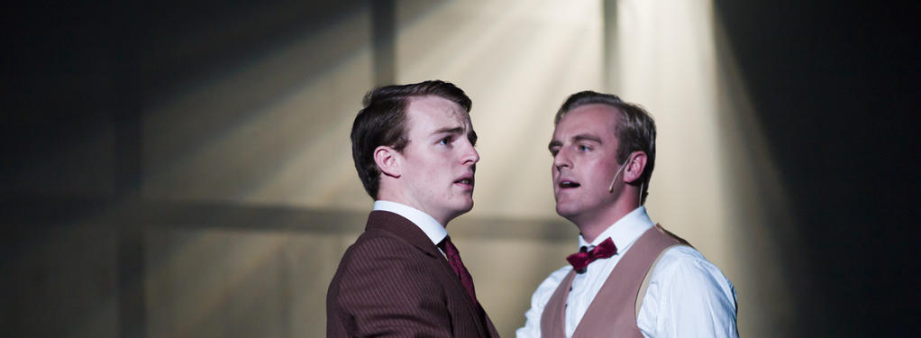 Photograph from Thrill Me: The Leopold and Loeb Story - lighting design by Richard Williamson