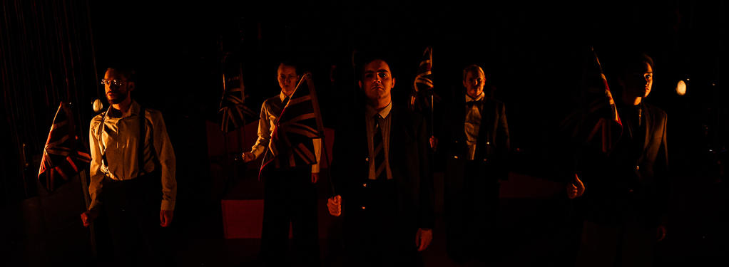 Photograph from Operation Mincemeat - lighting design by Sherry Coenen