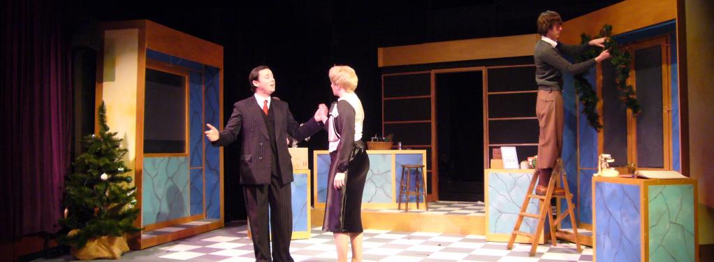Photograph from She Loves Me - lighting design by Alastair Griffith