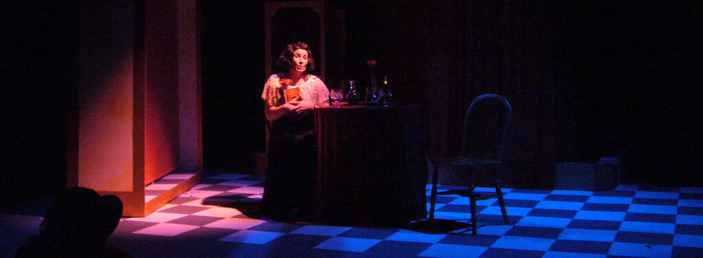 Photograph from She Loves Me - lighting design by Alastair Griffith