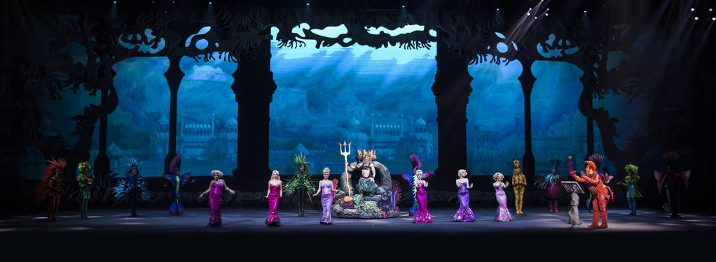 Photograph from The Little Mermaid - lighting design by Luc Peumans