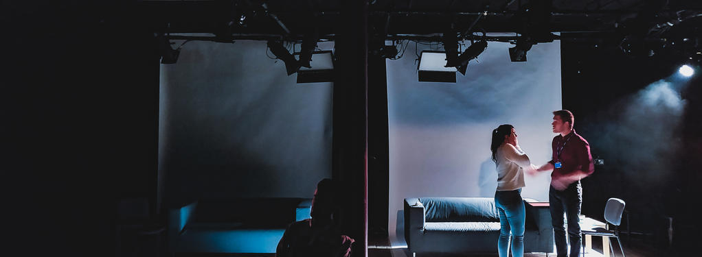 Photograph from Bedlam - lighting design by Edward Saunders