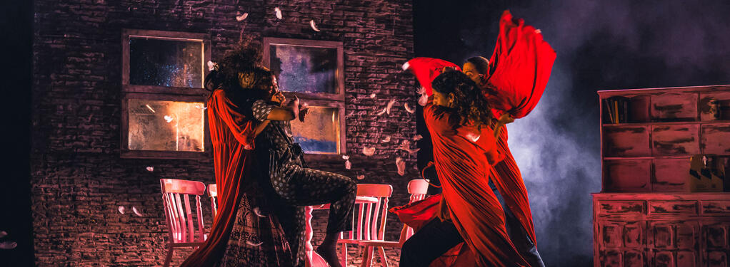 Photograph from The Last of the Pelican Daughters - lighting design by LucaPanetta