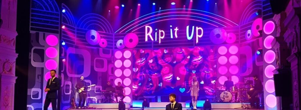 Photograph from Rip it Up the 60s - lighting design by Little-Leigh