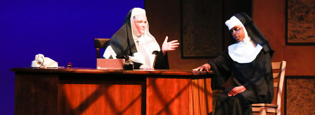 Photograph from Sister Act - lighting design by Wally Eastland