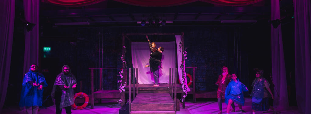 Photograph from Tristan and Yseult - lighting design by Sophie Bailey