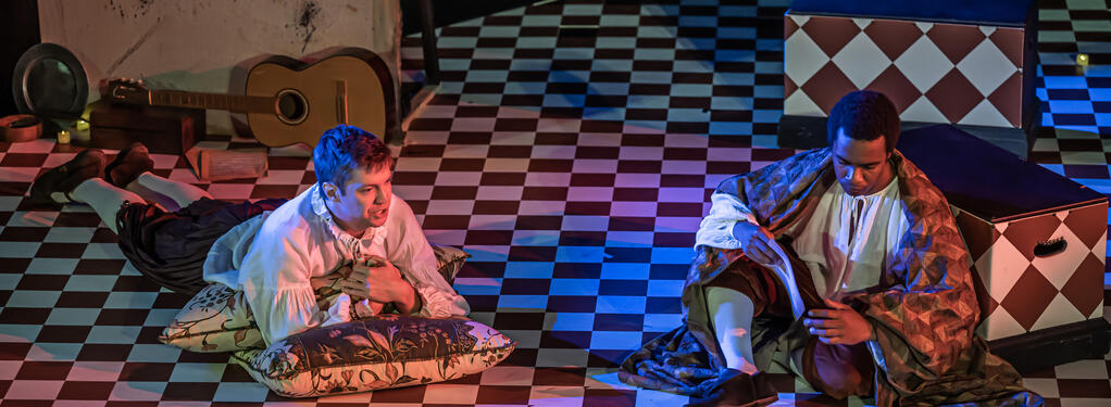 Photograph from The Trumpet and the King - lighting design by James McFetridge