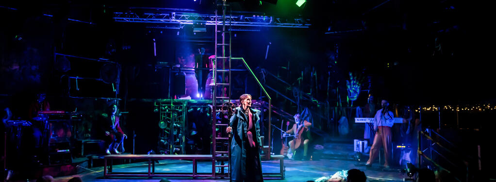Photograph from Tempest - lighting design by Sherry Coenen