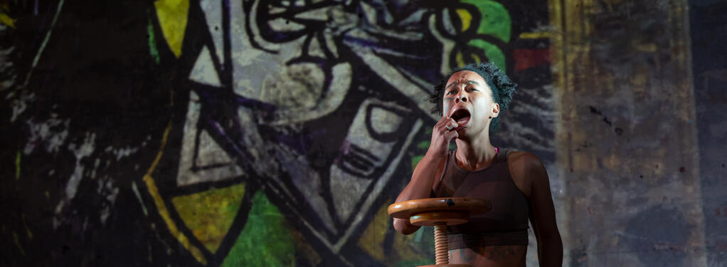 Photograph from Faction Solo's ; MEDEA / DUENDE / DOUGLASS - lighting design by LucaPanetta
