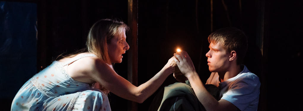 Photograph from The Woods - lighting design by Anthony Arblaster