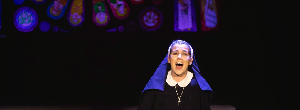 Photograph from Sister Act the Musical - lighting design by EllieBookham