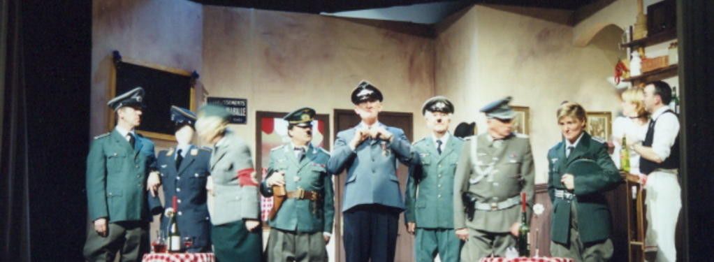 Photograph from &#039;Allo &#039;Allo - lighting design by Kevin Allen
