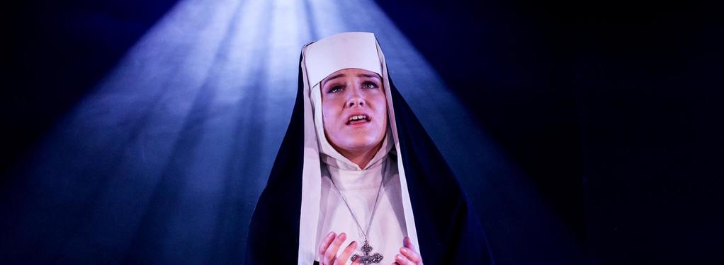 Photograph from Sister Act the Musical - lighting design by Joseph Ed Thomas