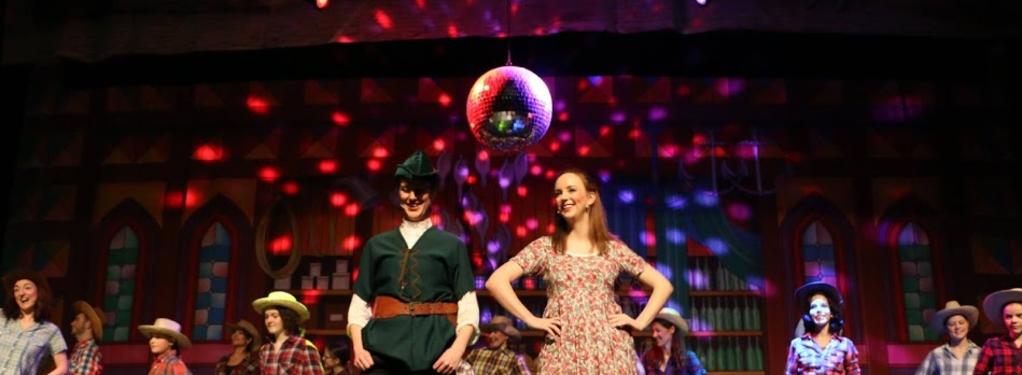 Photograph from Dick Whittington and His Magical Cat - lighting design by Ant-Lux