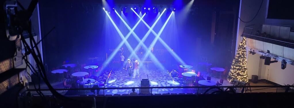Photograph from Winter Showcase 2023 - lighting design by Fabian Oley