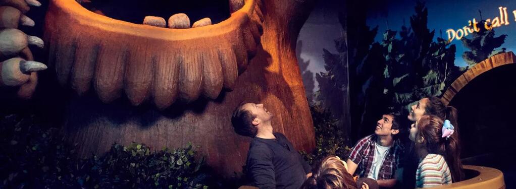 Photograph from The Gruffalo River Ride Adventure - lighting design by Dave Lascaut