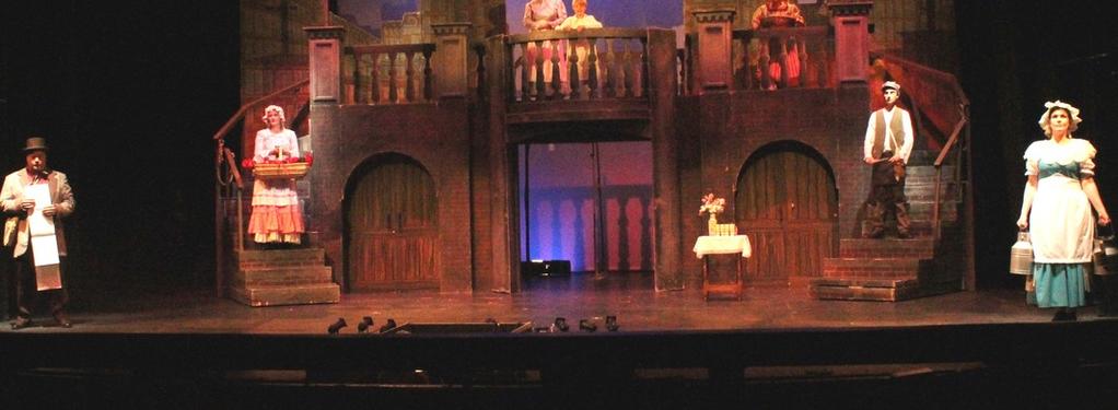 Photograph from Oliver - lighting design by Chris May