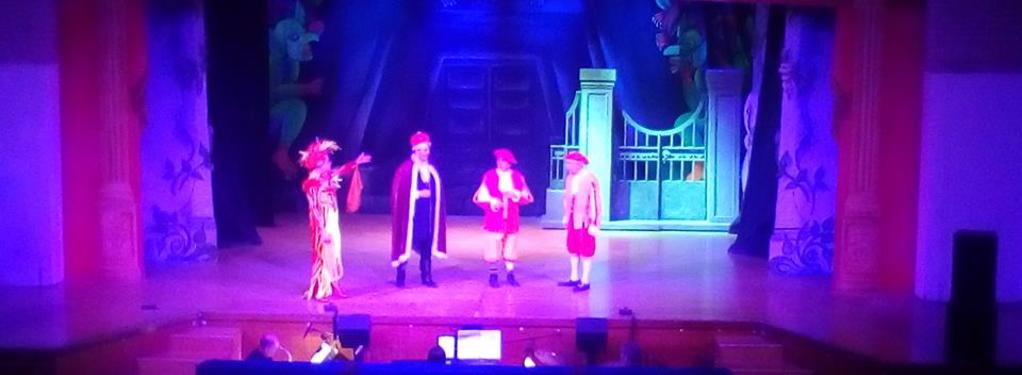 Photograph from Jack &amp; The Beanstalk - lighting design by Ben Skipworth