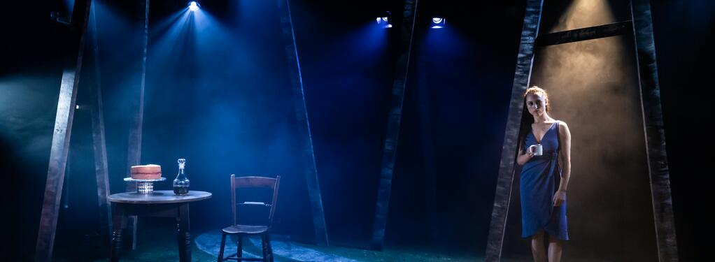 Photograph from Kitty in the Lane - lighting design by alexforey