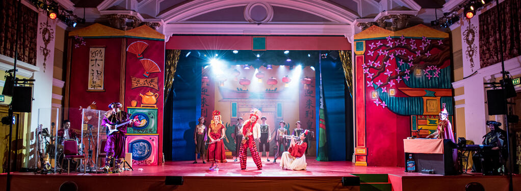 Photograph from Aladdin - lighting design by JacobGowler