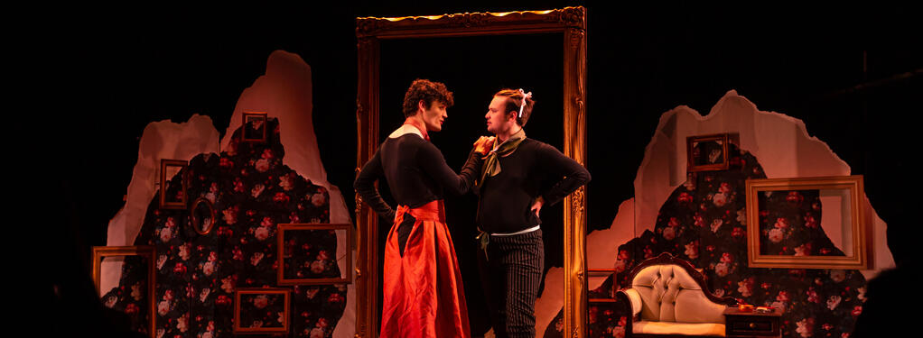 Photograph from The Importance of Being Earnest - lighting design by alexforey