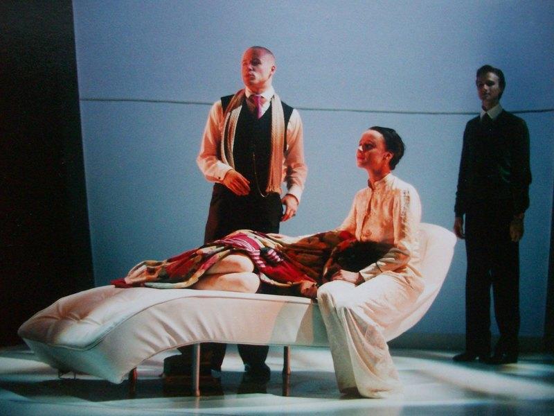 Photograph from Pains of Youth - lighting design by Marty Langthorne