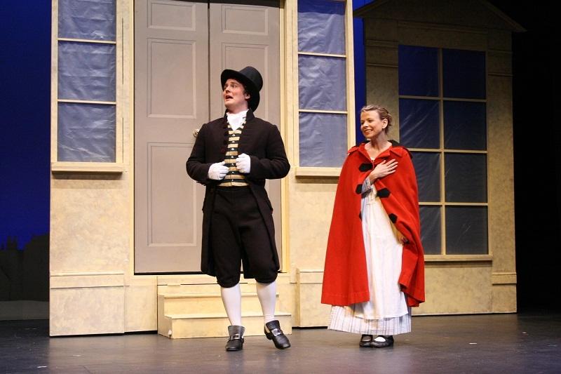 Photograph from The Rivals - lighting design by Peter Vincent