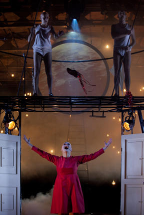 Photograph from The Red Shoes - lighting design by Malcolm Rippeth
