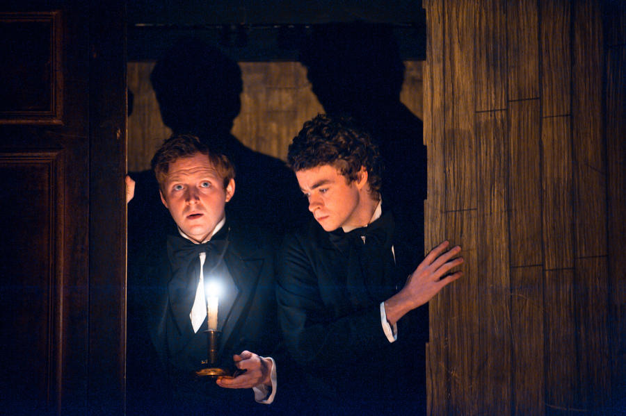 Photograph from The Infamous Brothers Davenport - lighting design by Simon Wilkinson