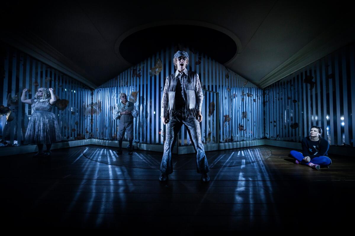 Photograph from Coraline - lighting design by Matthew Haskins