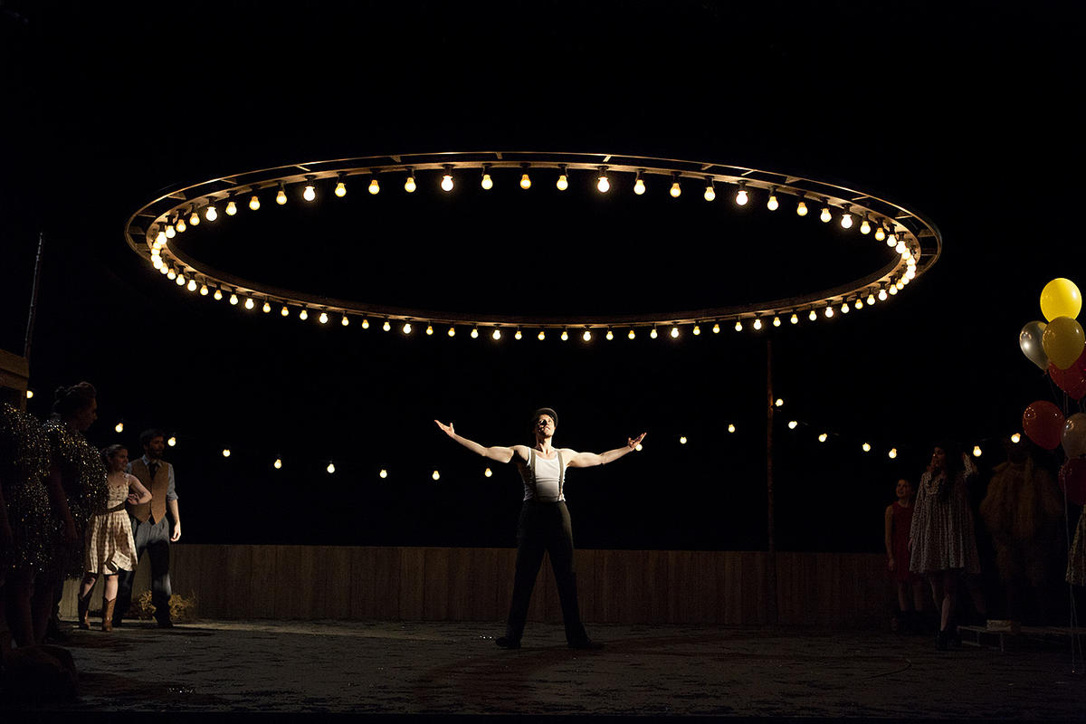Photograph from Carousel - lighting design by Simon Wilkinson