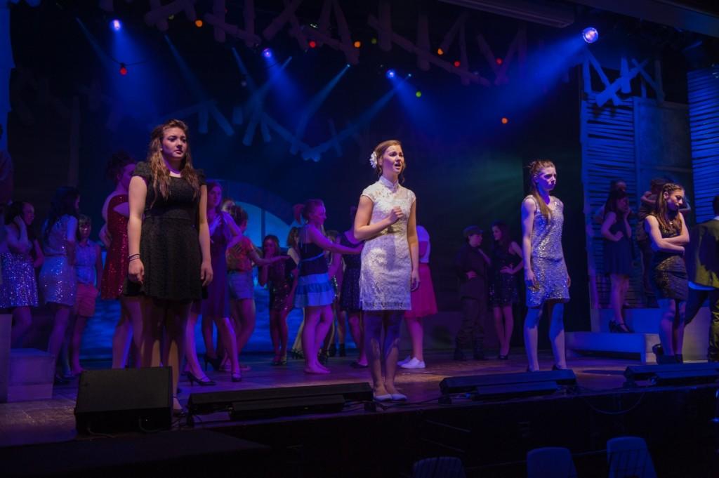 Photograph from Miss Saigon (Schools edition) - lighting design by Pete Watts