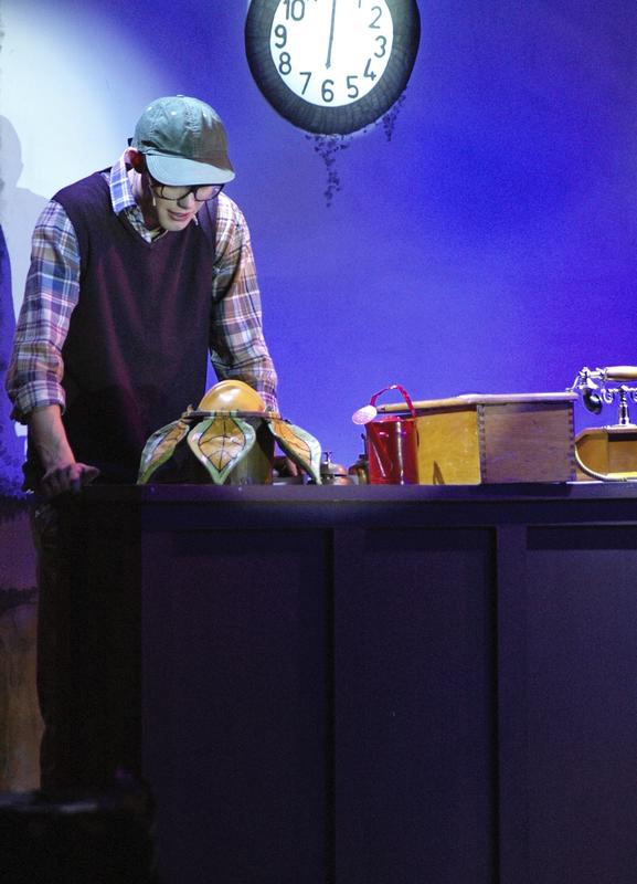 Photograph from Little Shop of Horrors - lighting design by Jonathan Haynes