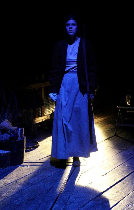 Photograph from Two-Headed - lighting design by Charlie Morgan Jones