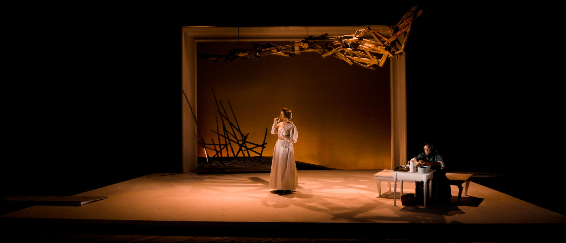 Photograph from Eugene Onegin - lighting design by Jake Wiltshire