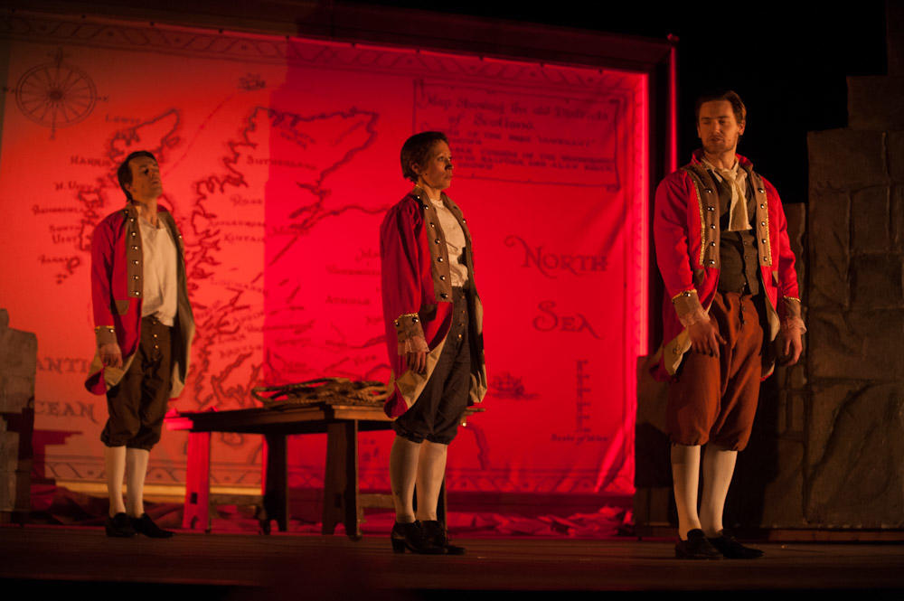 Photograph from Kidnapped - lighting design by Charlie Morgan Jones