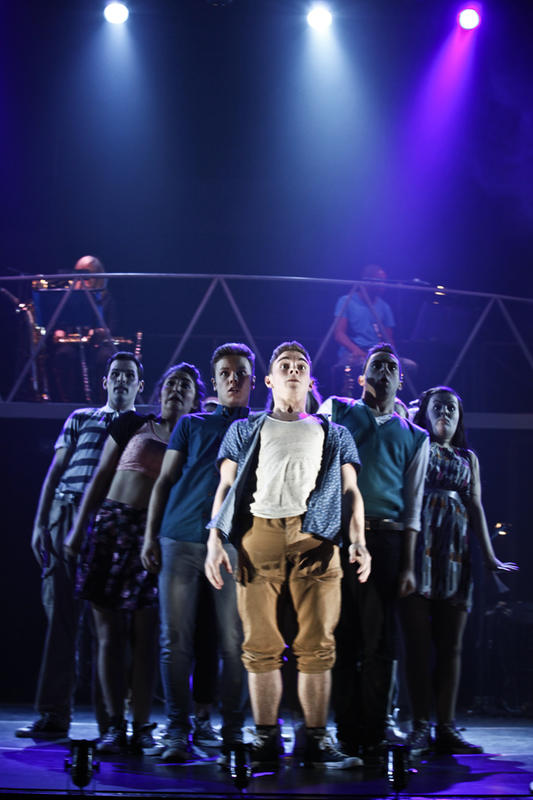 Photograph from Cool Rider - lighting design by Charlie Morgan Jones