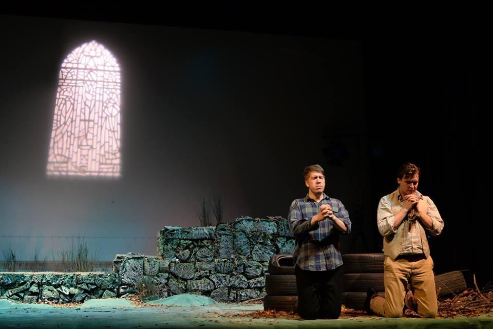 Photograph from Stones In His Pockets - lighting design by Nigel Pereira