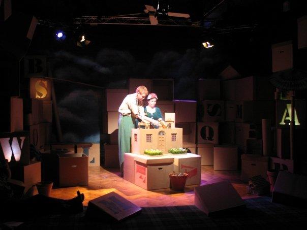 Photograph from Under One Roof - lighting design by Chris Barham