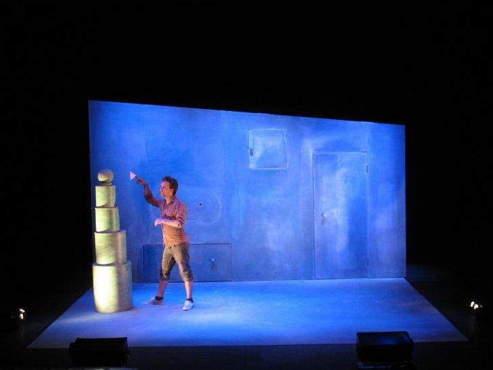 Photograph from Lost and Found - lighting design by Chris Barham