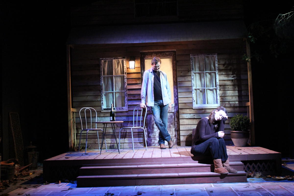 Photograph from Proof - lighting design by Alastair Griffith