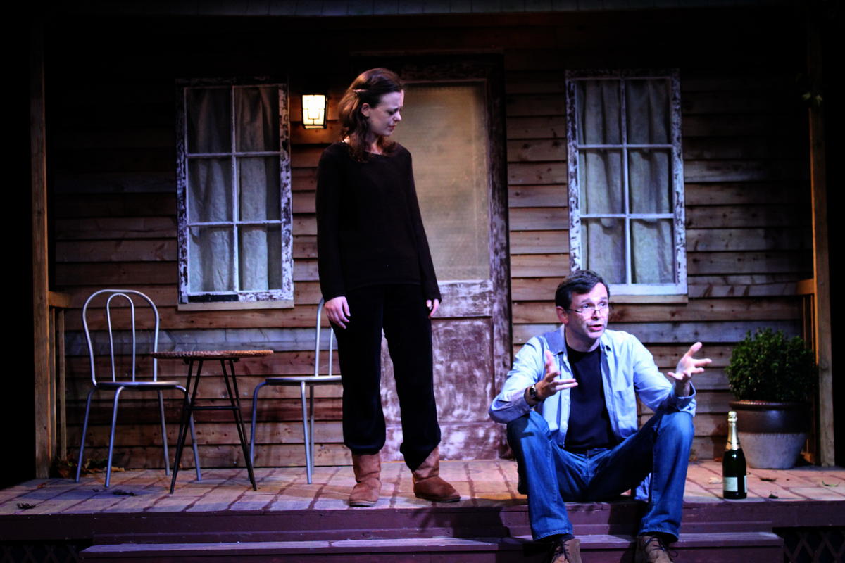 Photograph from Proof - lighting design by Alastair Griffith