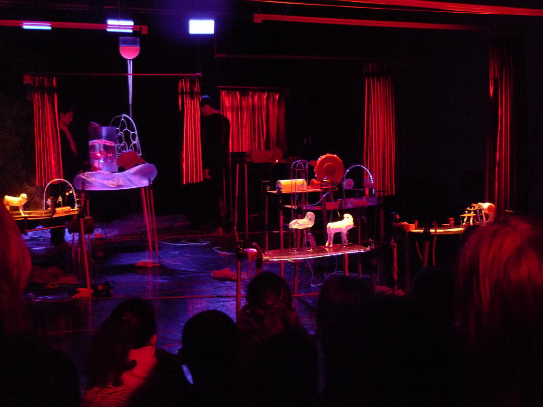 Photograph from The Assembly of Animals - lighting design by Marty Langthorne