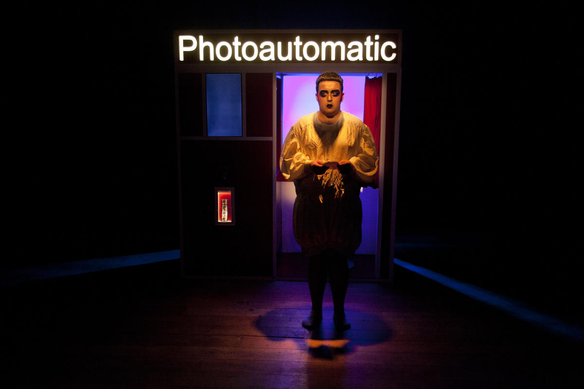 Photograph from The Worst of Scottee - lighting design by Marty Langthorne