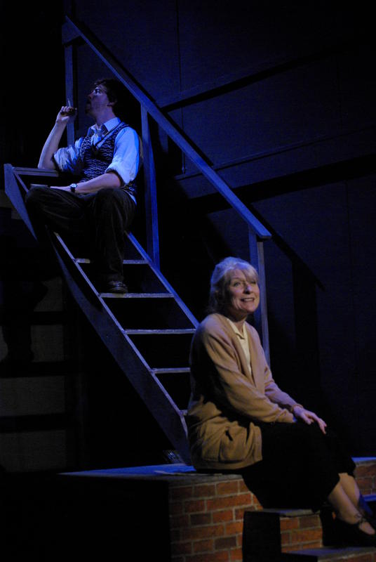 Photograph from Glass Menagerie - lighting design by Alastair Griffith
